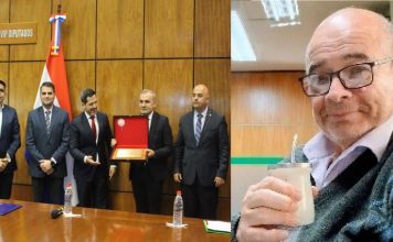 Prof. Virgilio Samaniego: Bashkia e Asuncion-it, Paraguay; dekoron poetin kosovar Lulzim Tafa