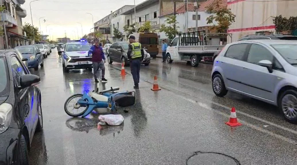Aksident në Lushnje  plagoset drejtuesi i motorit  dyshohet se ishte në efektin e alkoolit