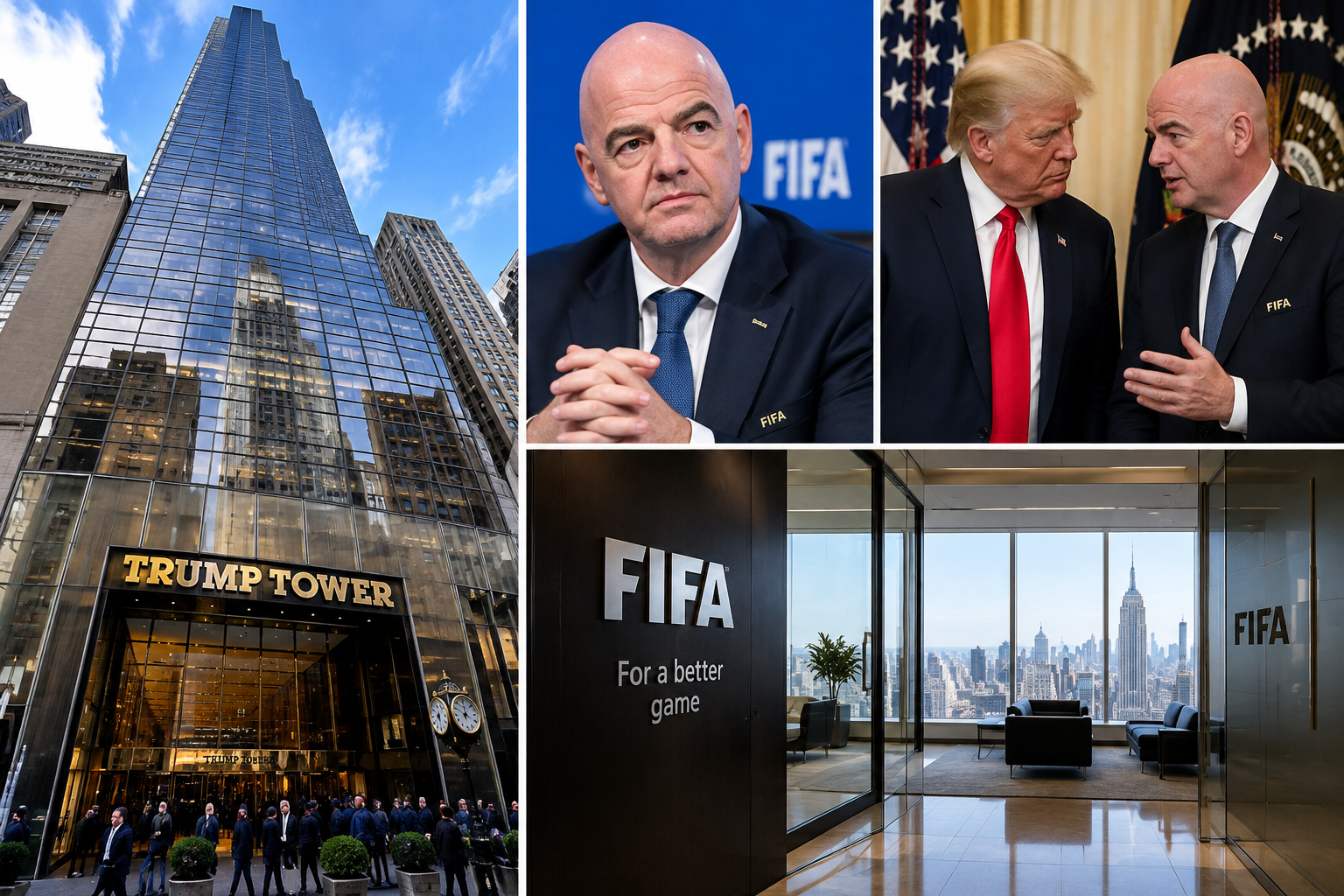 FIFA paguan afro 4 milionë dollarë për një zyrë pothuajse bosh në kullën e Trump  zbulon  Le Monde 