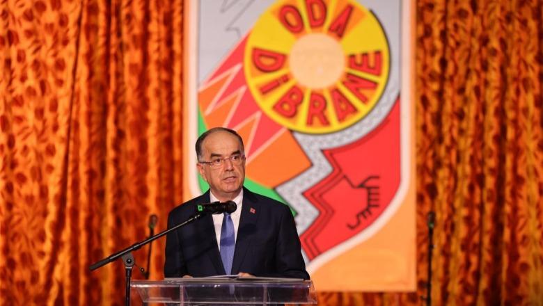 Bajram Begaj merr pjesë në  Odën Dibrane   Simbol i bashkimit mes shqiptarëve  tradita jeton kur rrëfehet  mësohet e përcillet