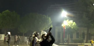 Protesta del jashtë kontrollit, forcat RENEA zbarkojnë në bulevardin “Dëshmorët e Kombit”