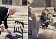 “Stolat” e betonit u rrokullisën në bulevard, Rama ironizon pedagogët dhe refuzimin e tyre për dialog: Erdhën përsëri