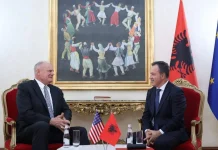 Ambasadori amerikan viziton Kuvendin, Eric Wendt pritet nga Niko Peleshi: Partneriteti strategjik dhe miqësia Shqipëri-SHBA vijojnë të forcohen